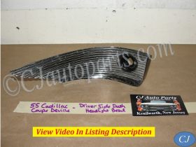 OEM 1955 Cadillac Deville Eldorado Fleetwood LEFT DRIVER SIDE DASH HEADLIGHT SWITCH BEZEL TRIM